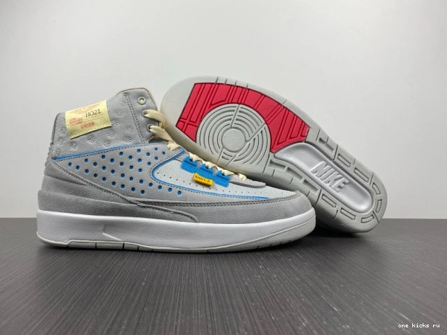 Cheap DN3802-001 2 Retro Grey Fog Jordan Union 0802